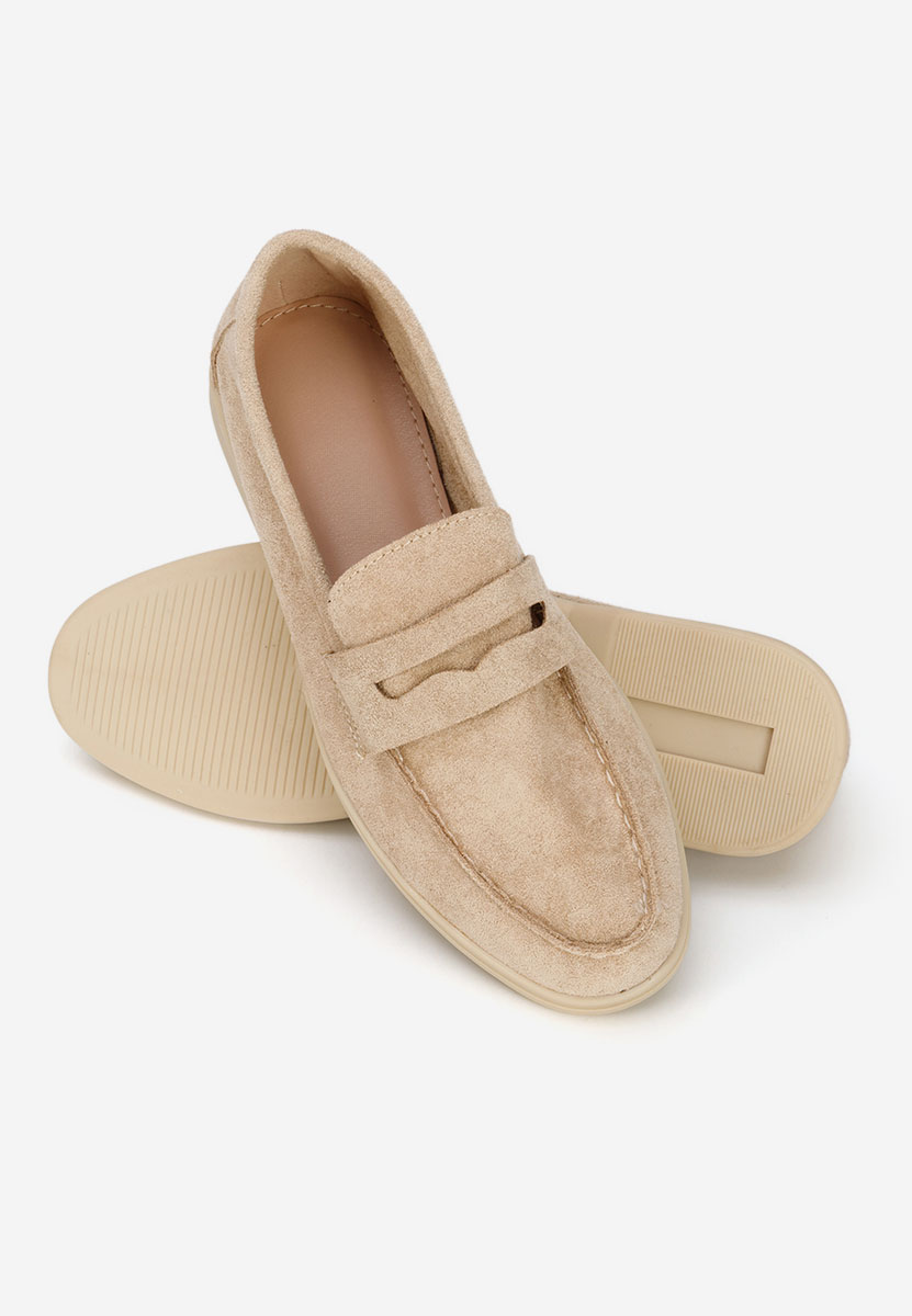 Hesika bézs női mokaszin