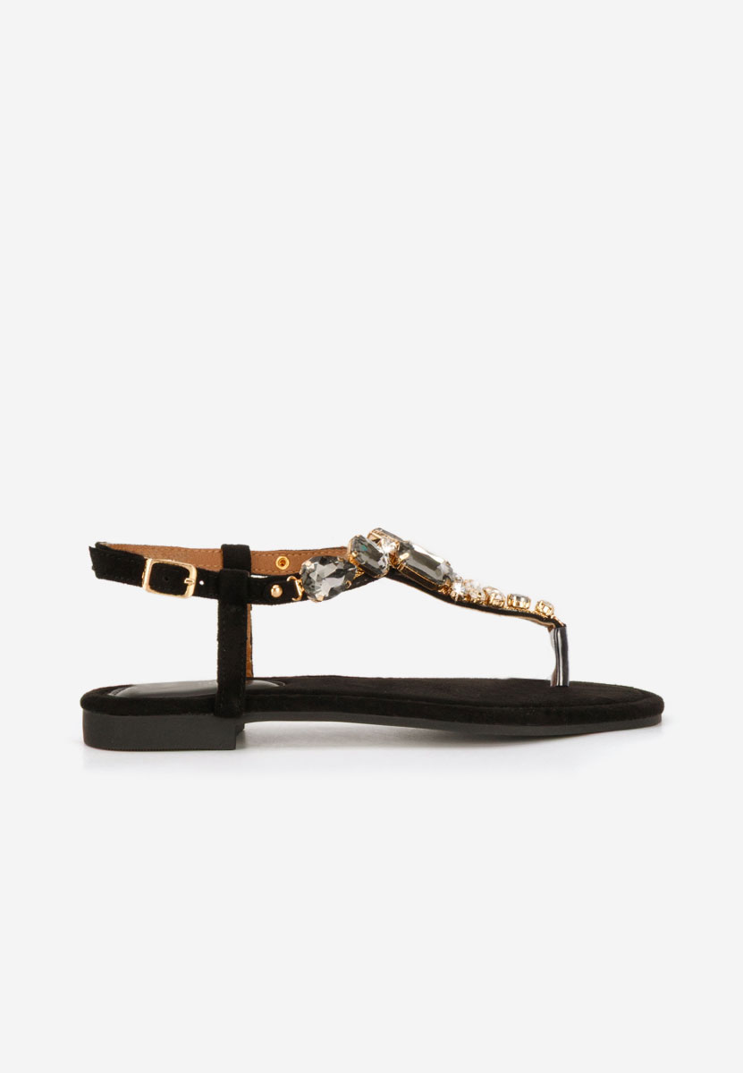 Kristelia fekete női szandál