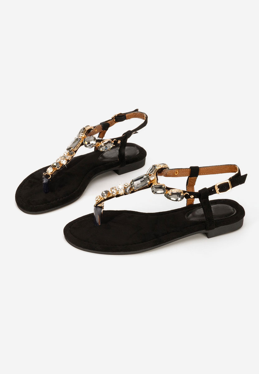 Kristelia fekete női szandál