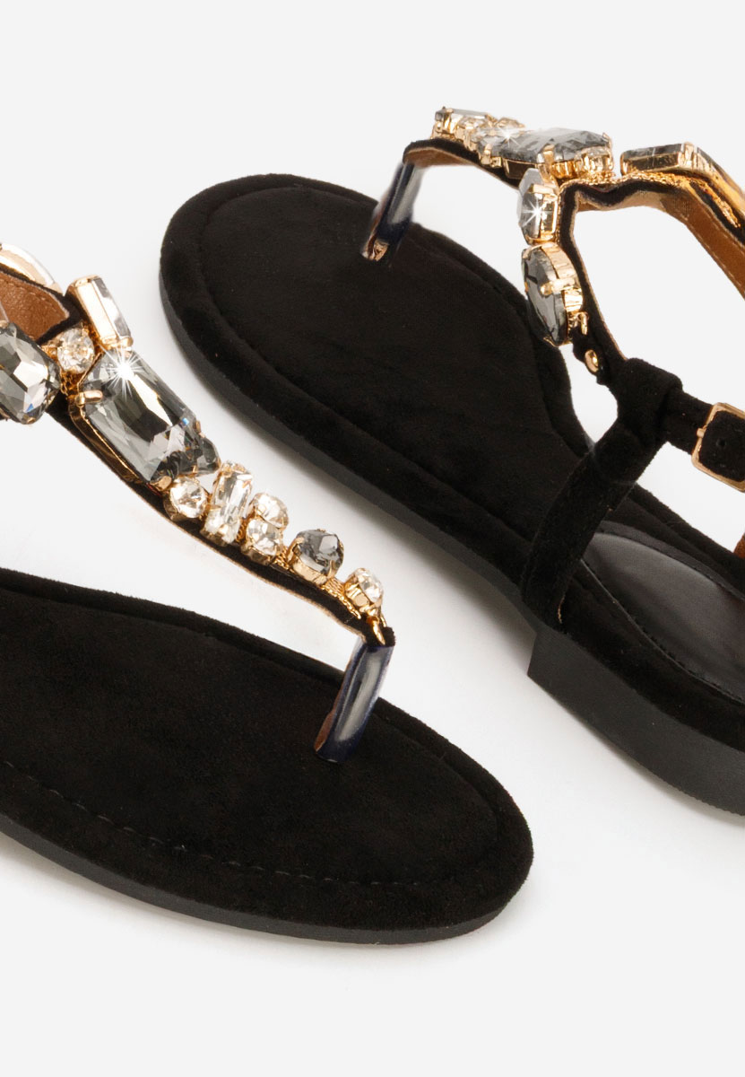 Kristelia fekete női szandál