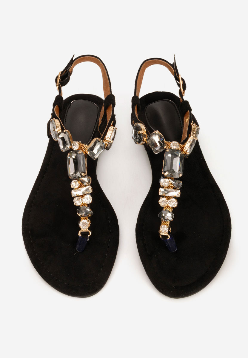 Kristelia fekete női szandál