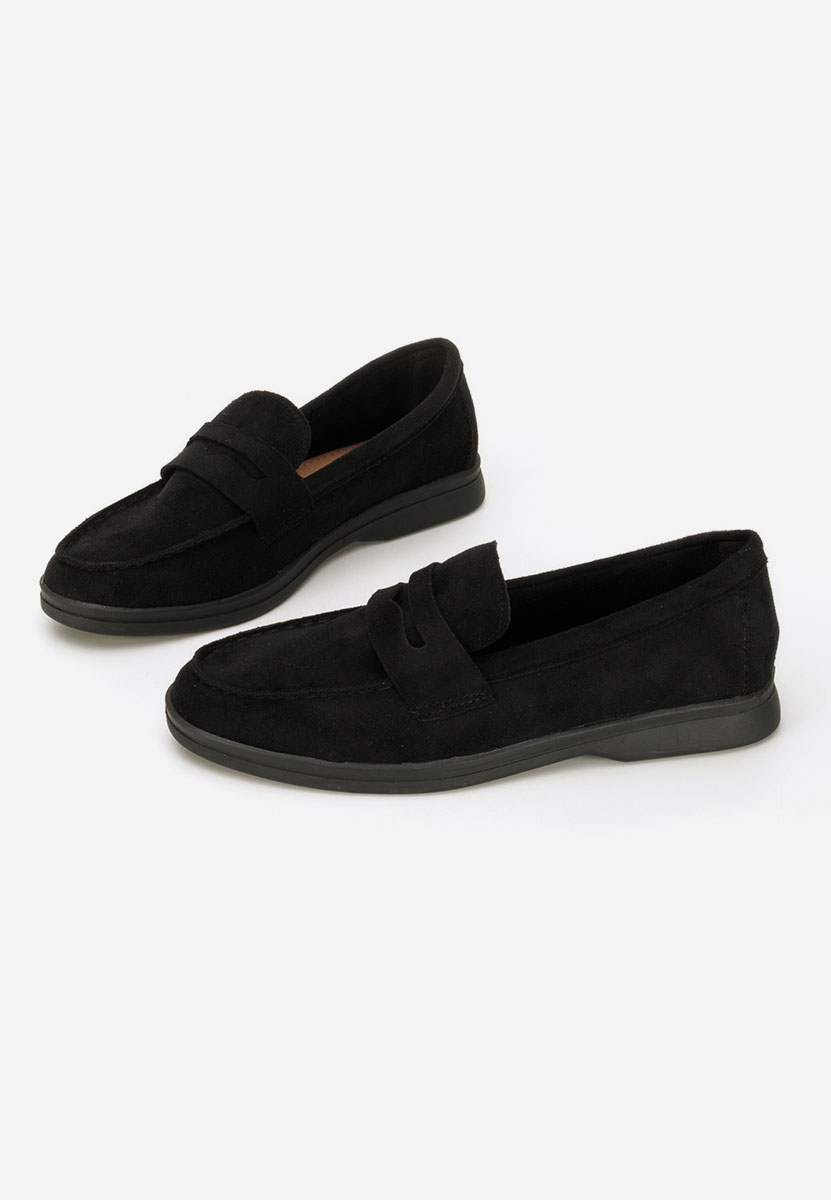 Hesika fekete női mokaszin