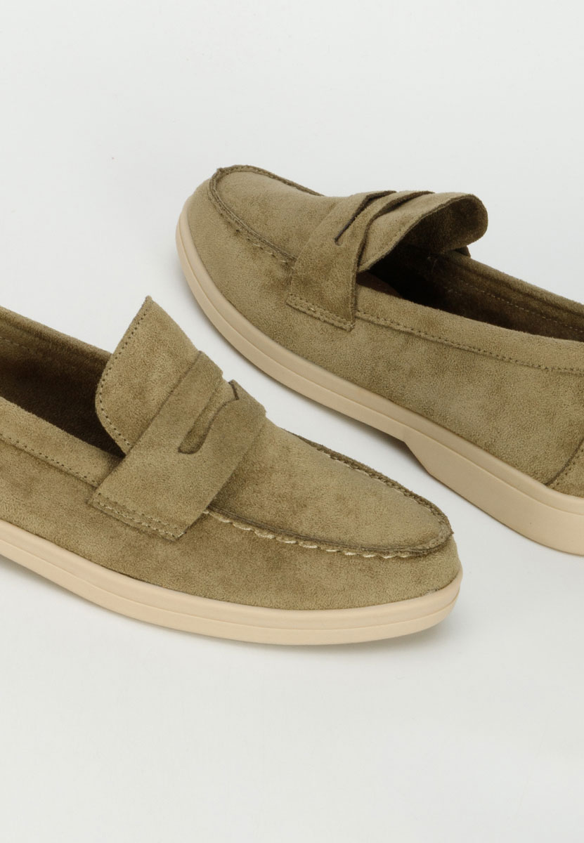 Hesika zöld női mokaszin