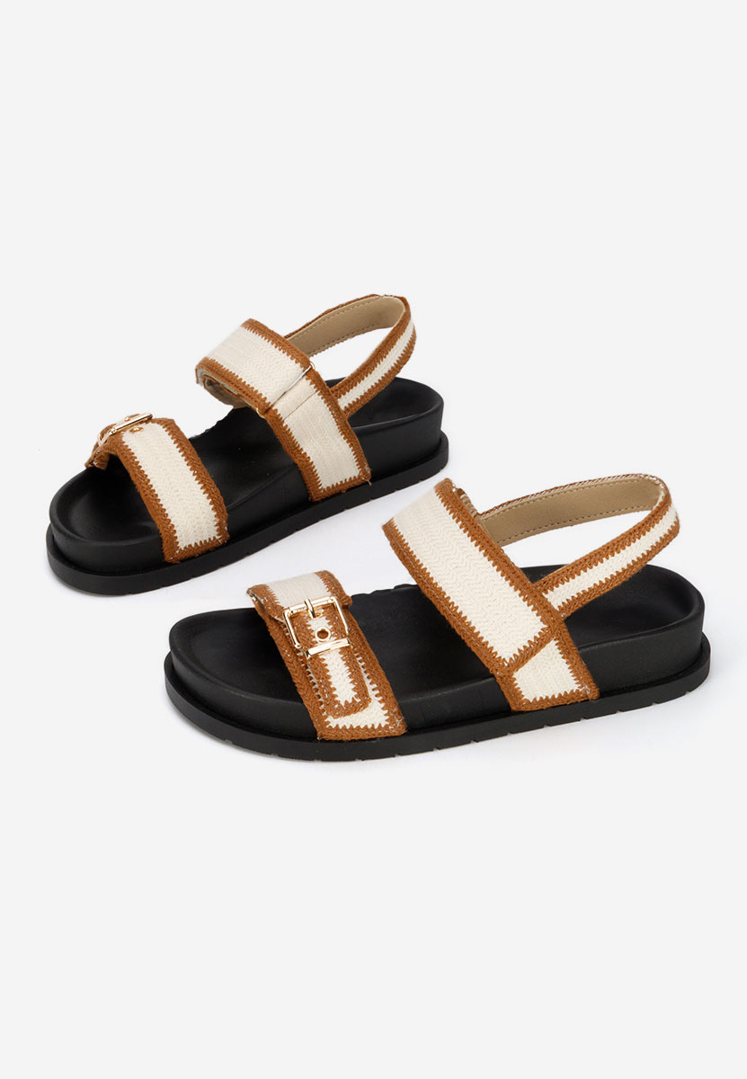 Sharma camel lapos szandál