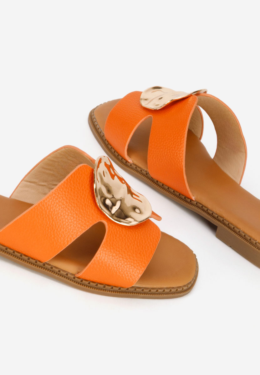 Klarina narancssárga női papucs