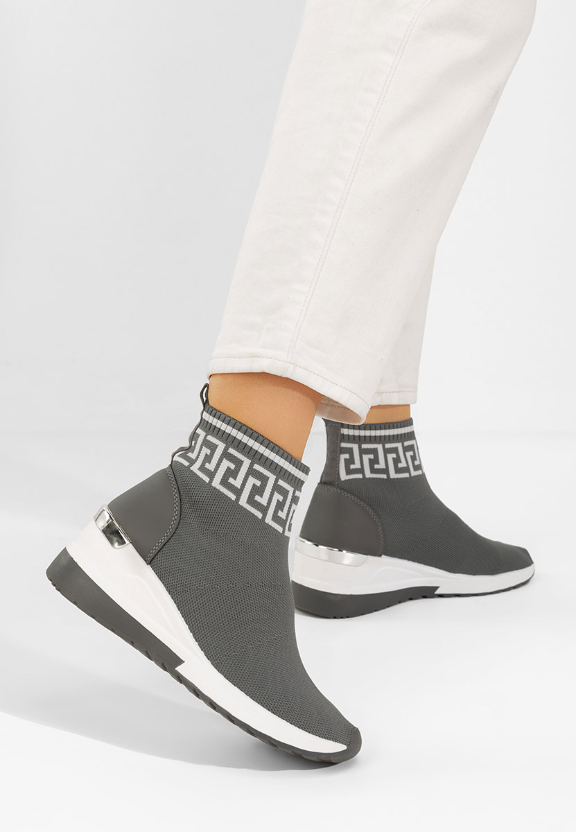 Ofelina szürke női sneaker cipők