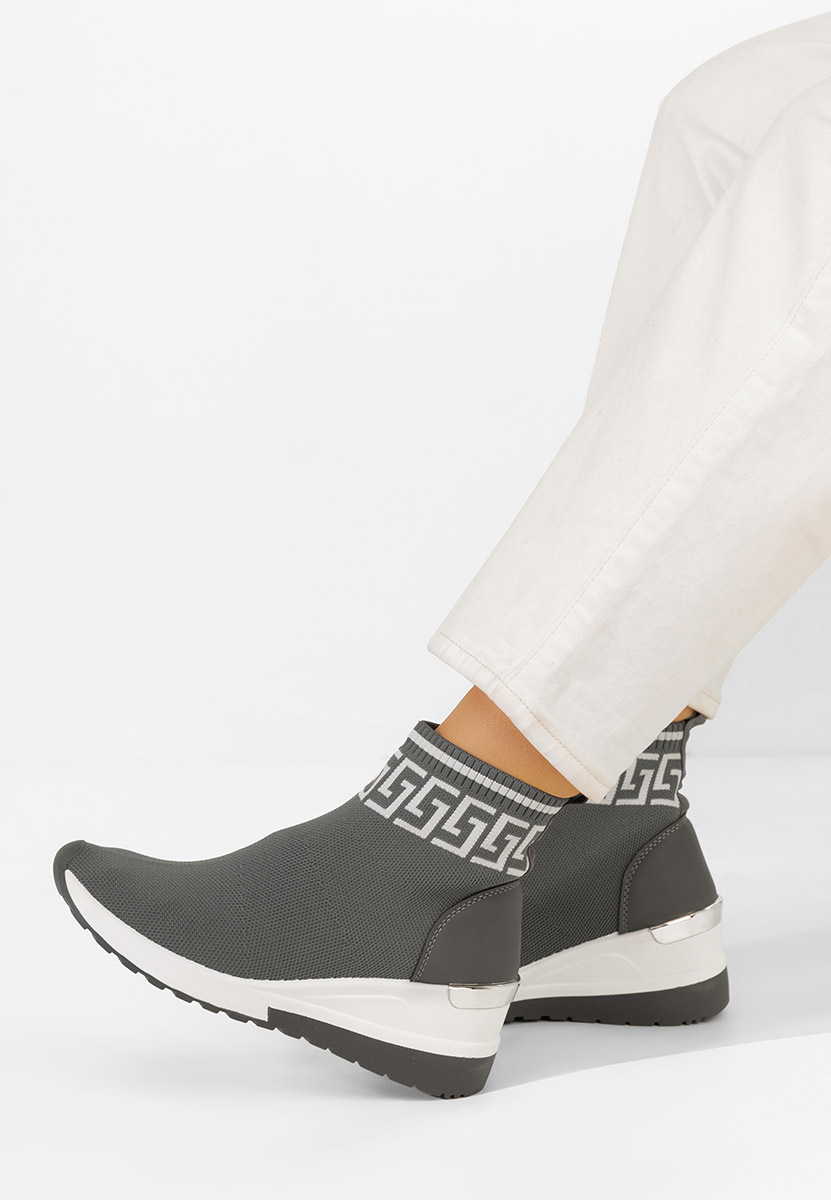 Ofelina szürke női sneaker cipők