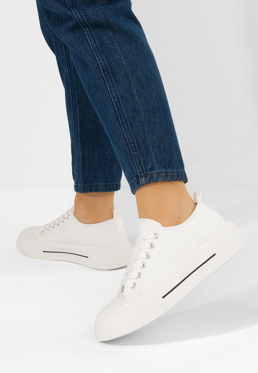 Jessia fehér női teniszcipő