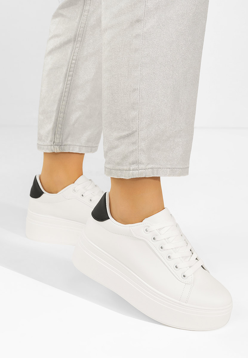 Albea v2 fehér telitalpú platform sneaker