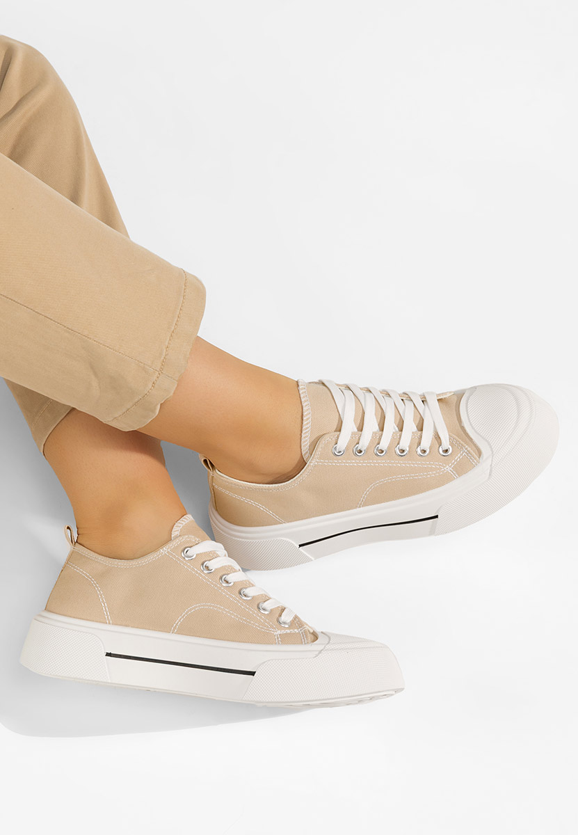 Jessia v2 bézs női teniszcipő