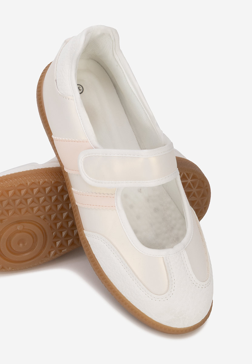 Elisio v2 fehér balerina cipő