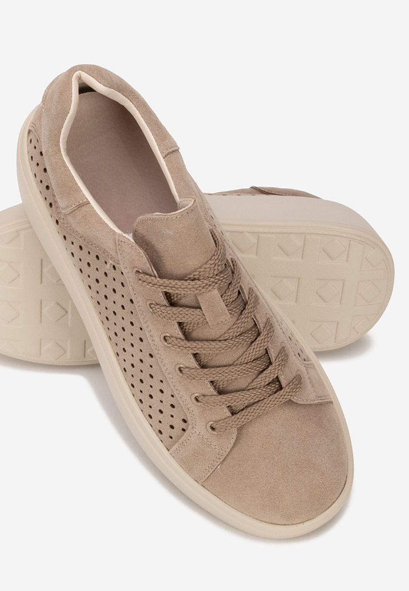 Siminia khaki telitalpú platform sneaker