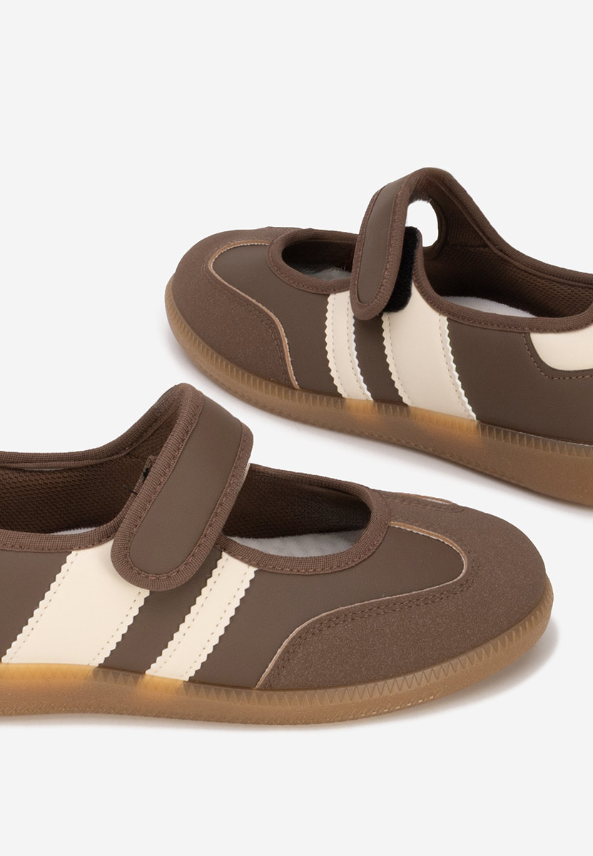 Elisio barna balerina cipő