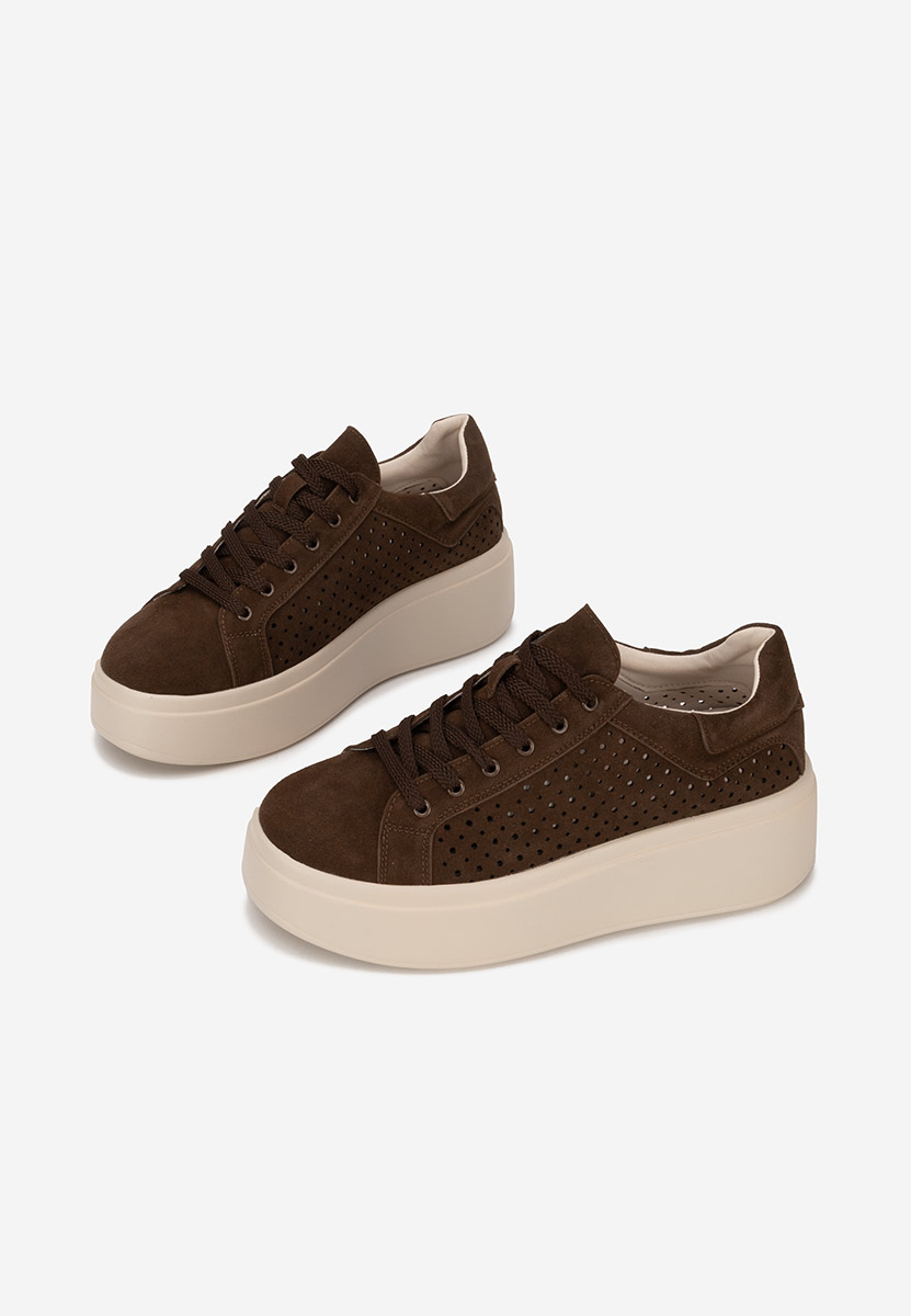Siminia barna telitalpú platform sneaker