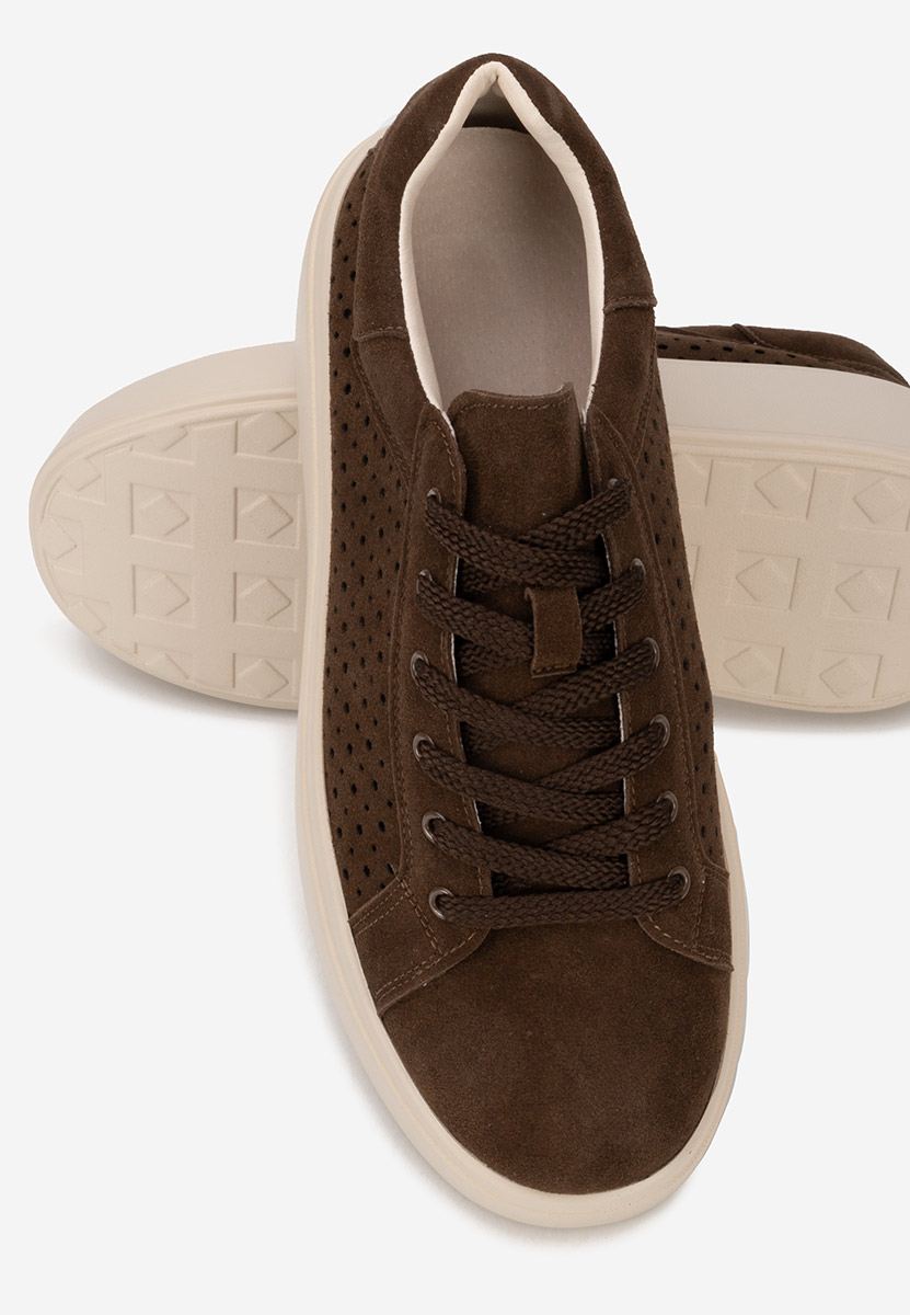 Siminia barna telitalpú platform sneaker