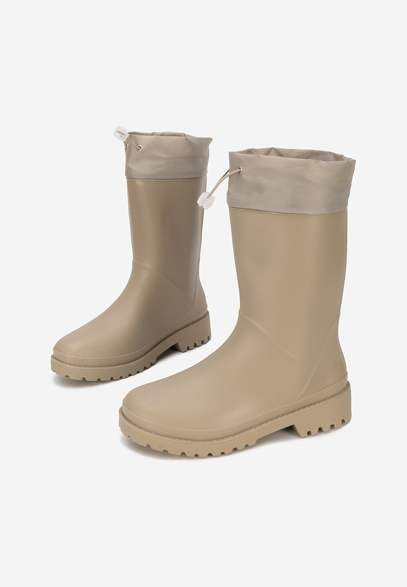 Zunaira bézs gumicsizma