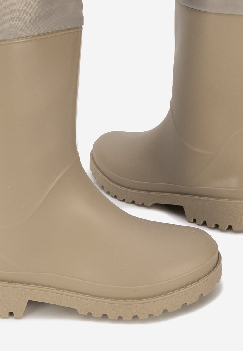 Zunaira bézs gumicsizma