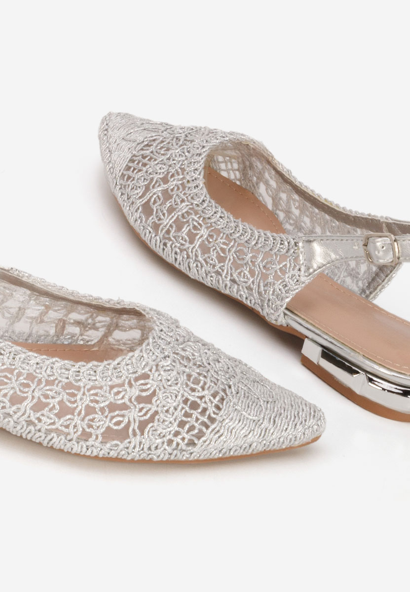 Kapia ezüst női balerina