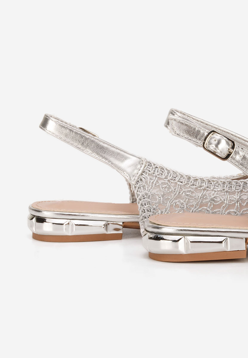 Kapia ezüst női balerina