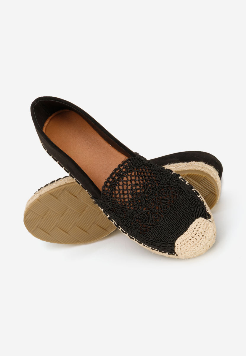 Thaisa fekete női espadrilles