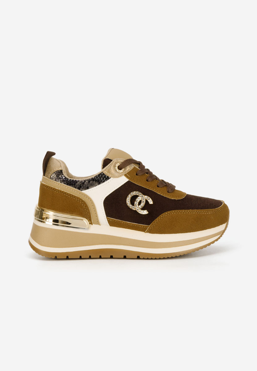 Liliza barna telitalpú platform sneaker