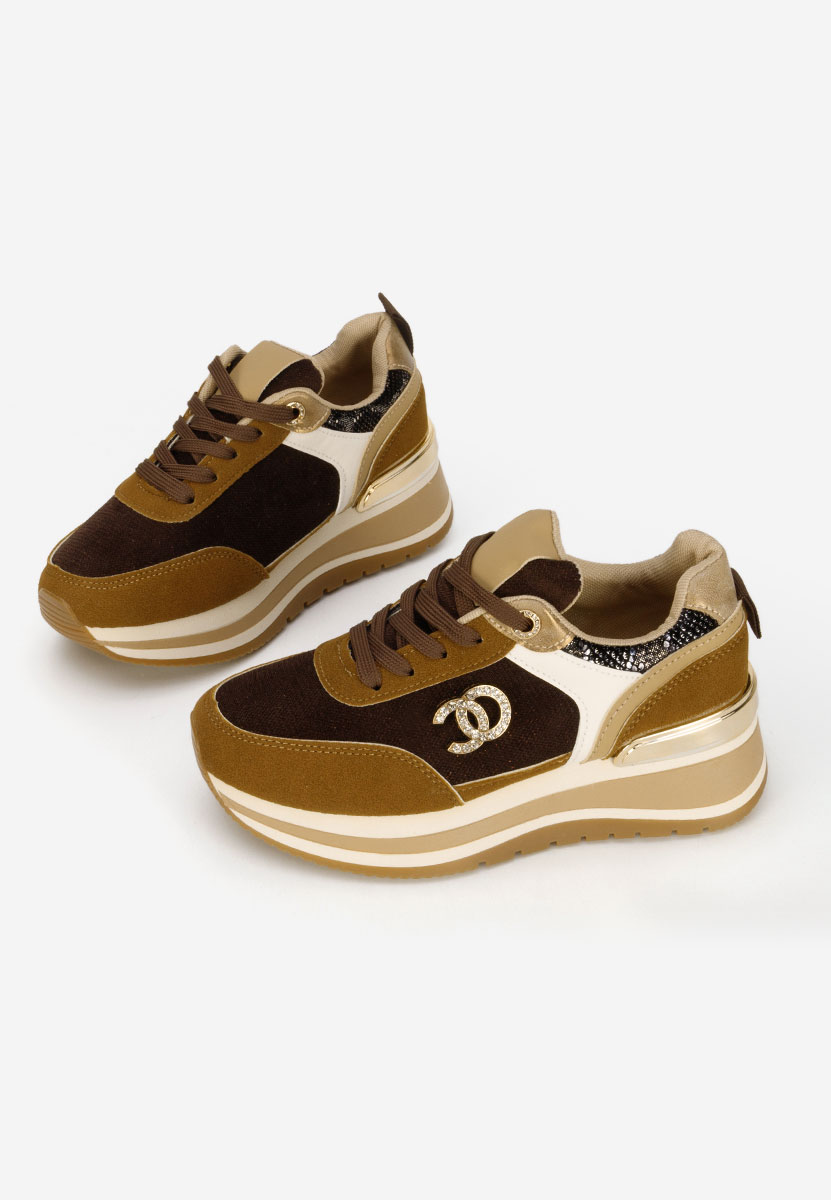 Liliza barna telitalpú platform sneaker