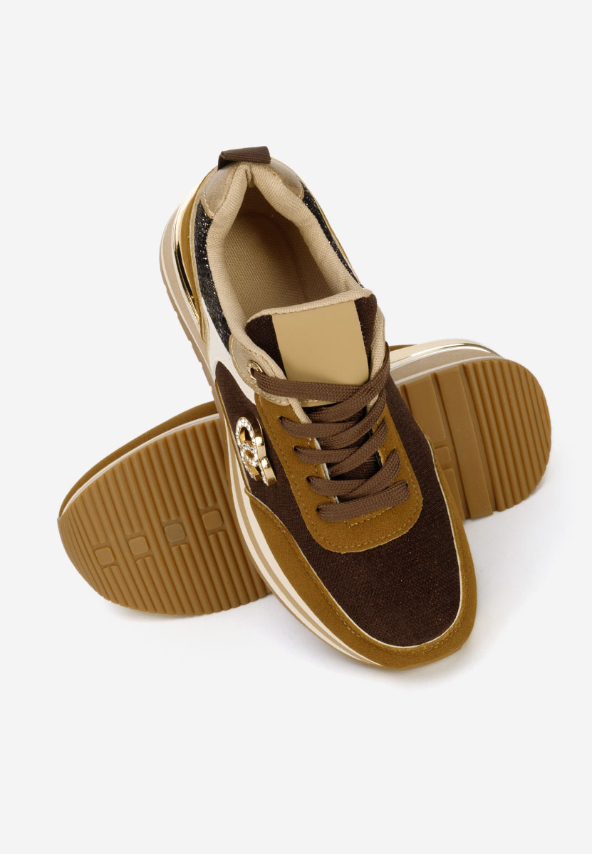 Liliza barna telitalpú platform sneaker