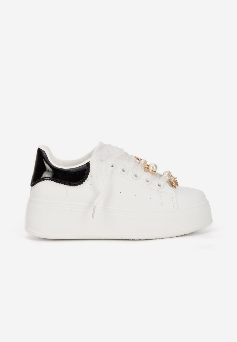 Cellia fehér telitalpú platform sneaker