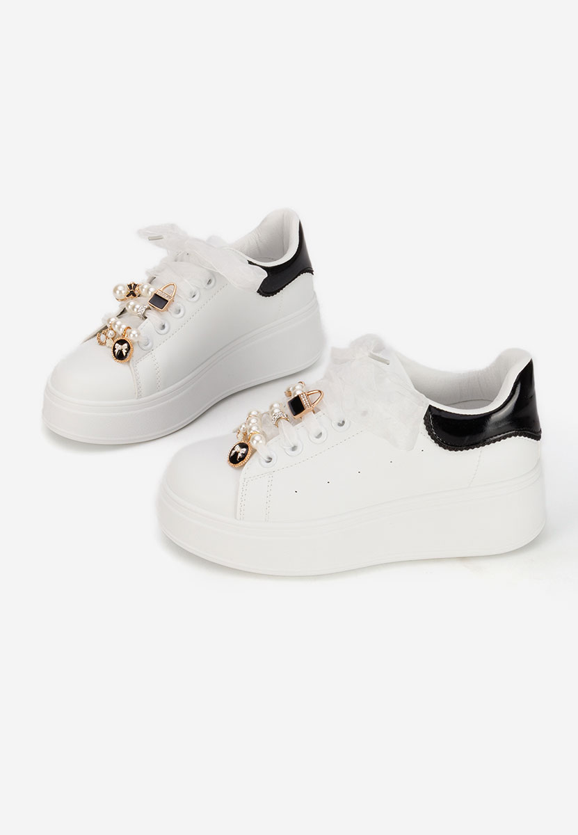 Cellia fehér telitalpú platform sneaker