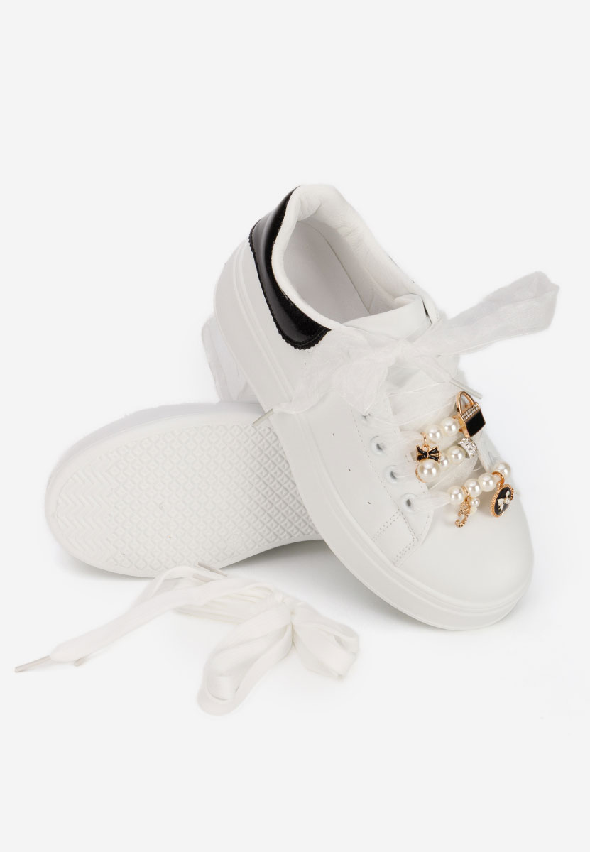 Cellia fehér telitalpú platform sneaker