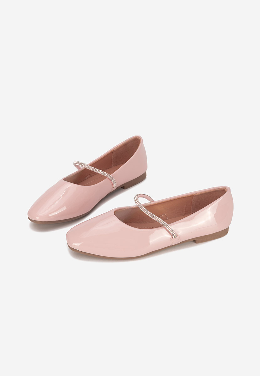 Elissea rózsaszín pántos balerina cipő