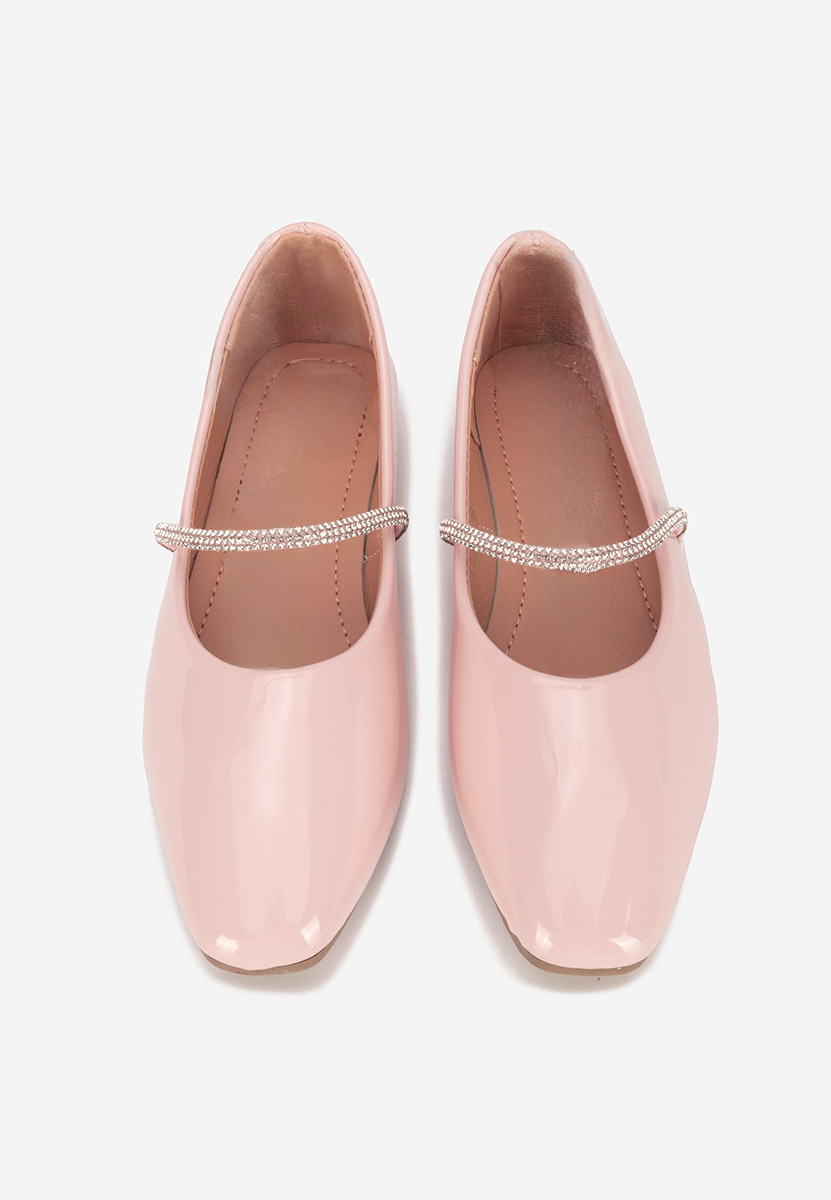 Elissea rózsaszín pántos balerina cipő