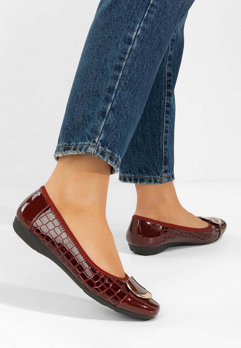 Denosia piros elegáns balerina 