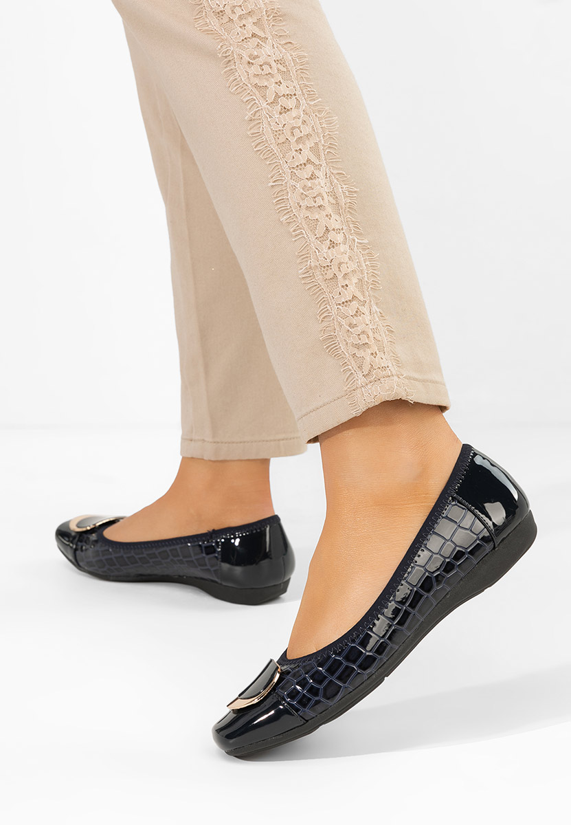 Denosia kék elegáns balerina 