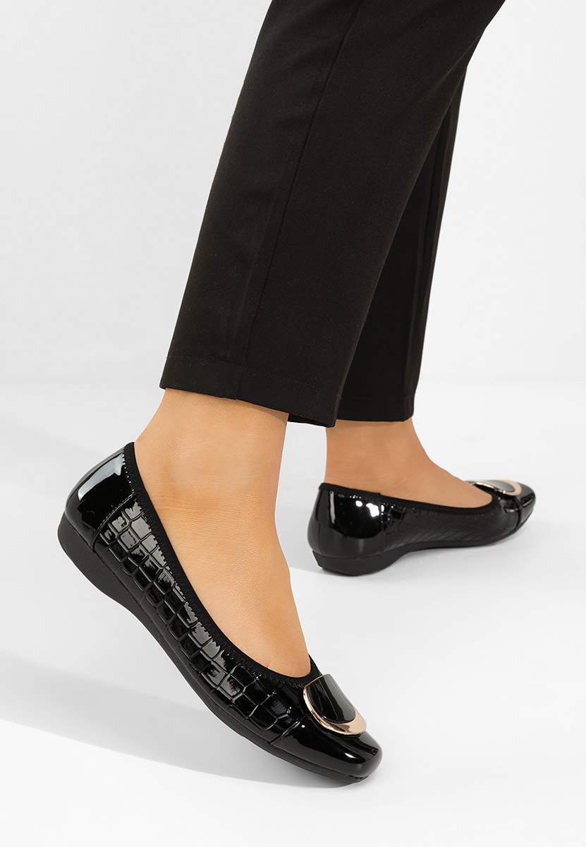 Denosia fekete elegáns balerina 