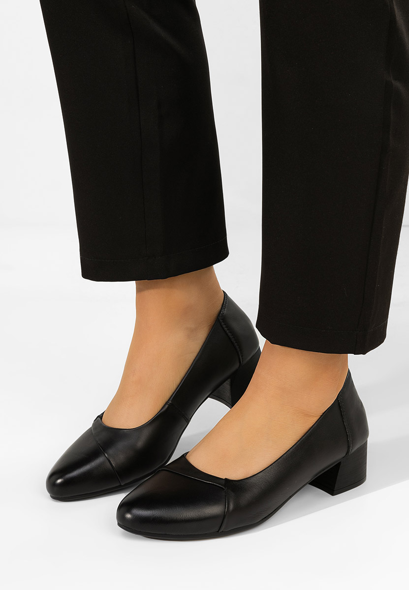 Giulieta fekete bőr cipő