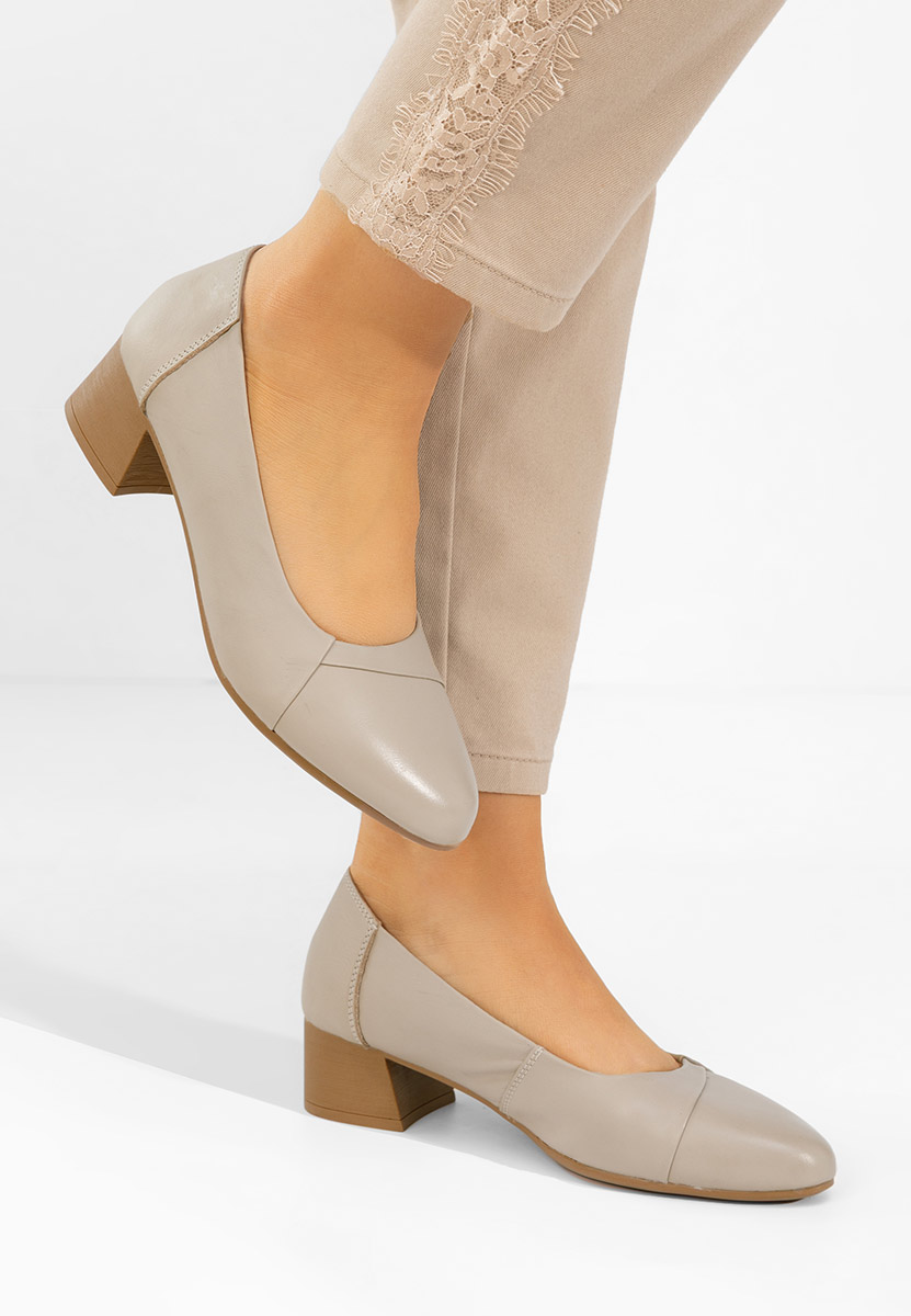 Giulieta bézs bőr cipő