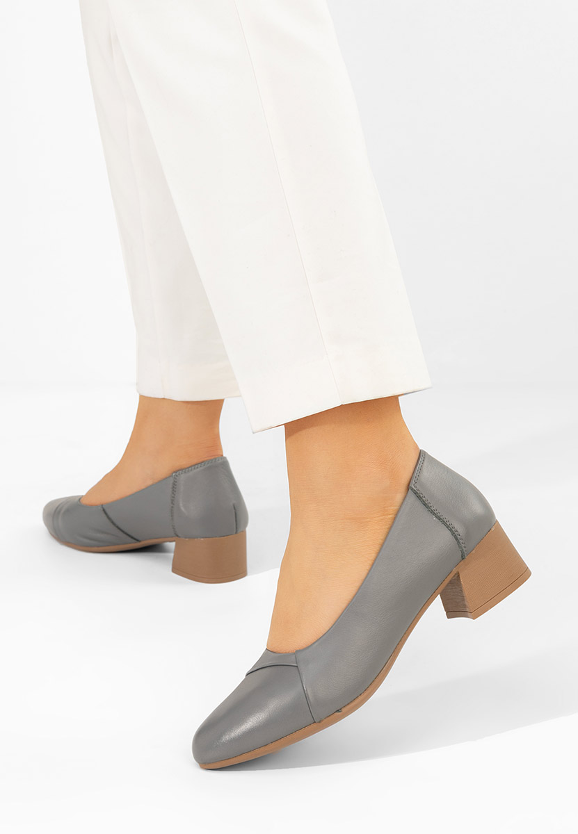 Giulieta szürke bőr cipő