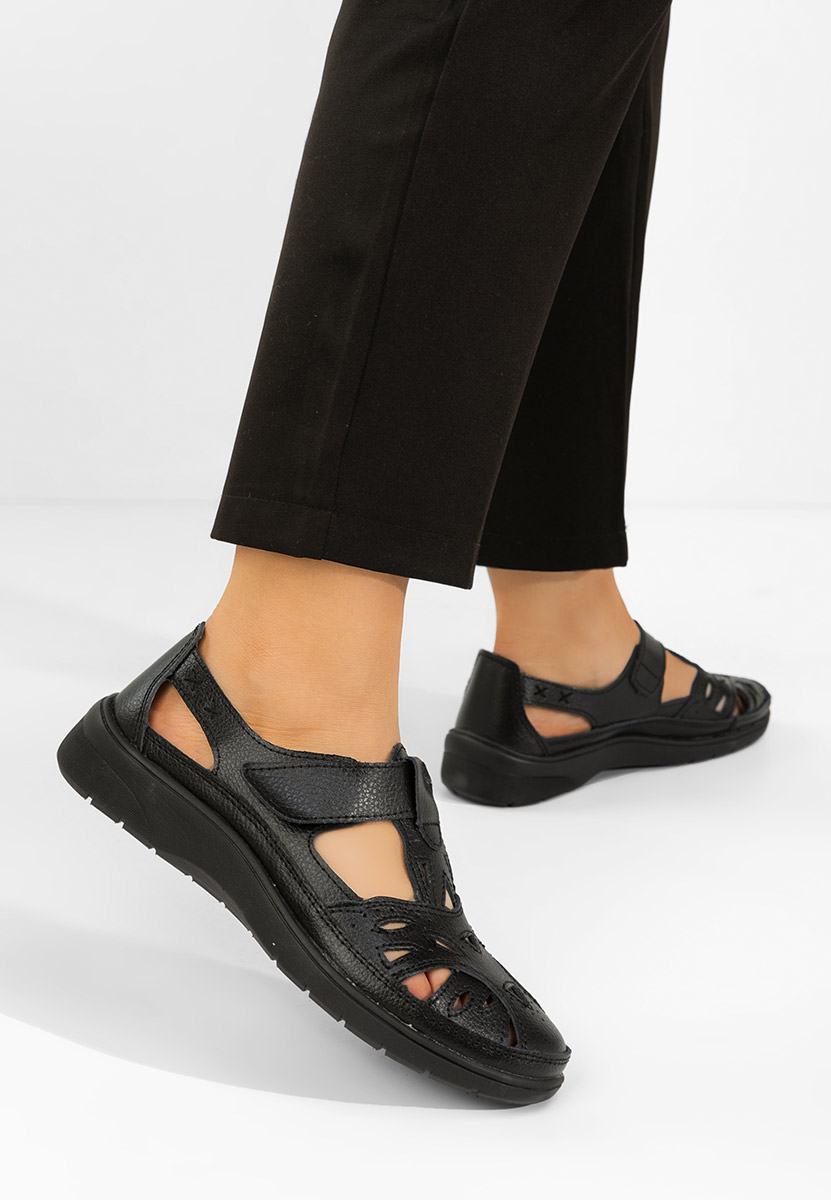 Etheria fekete női espadrilles