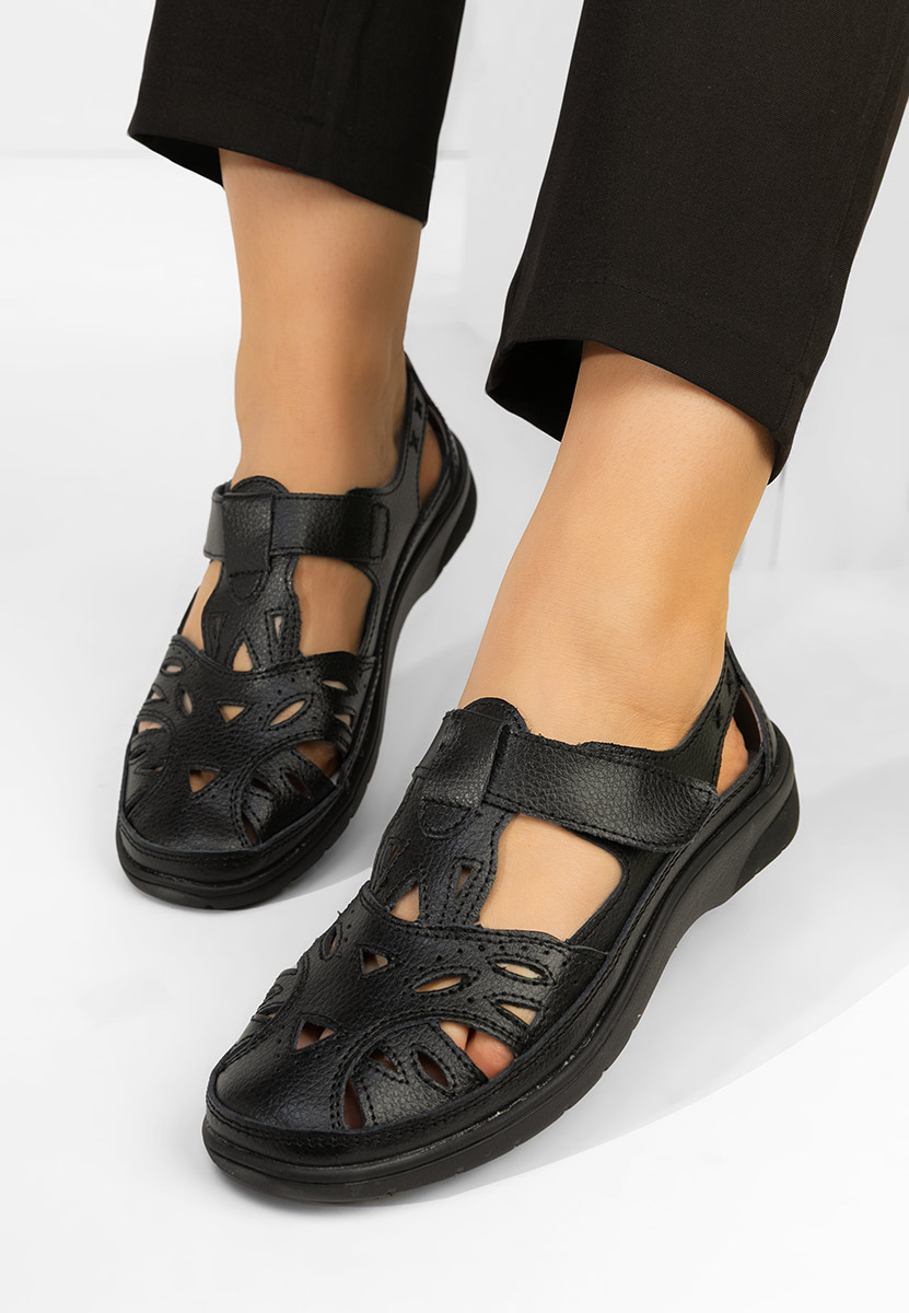 Etheria fekete női espadrilles
