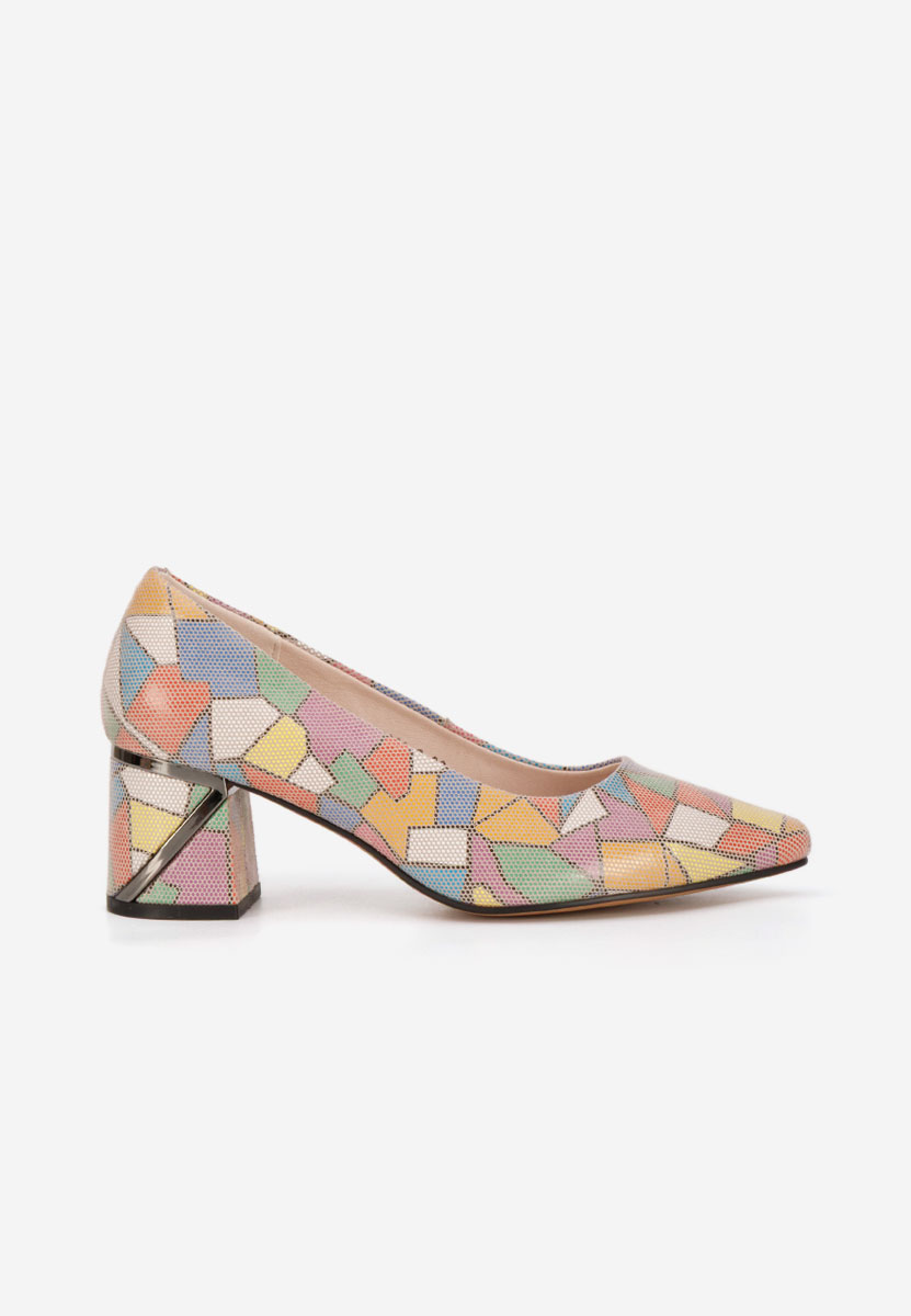 Esperanta sokszínü bőr félcipő