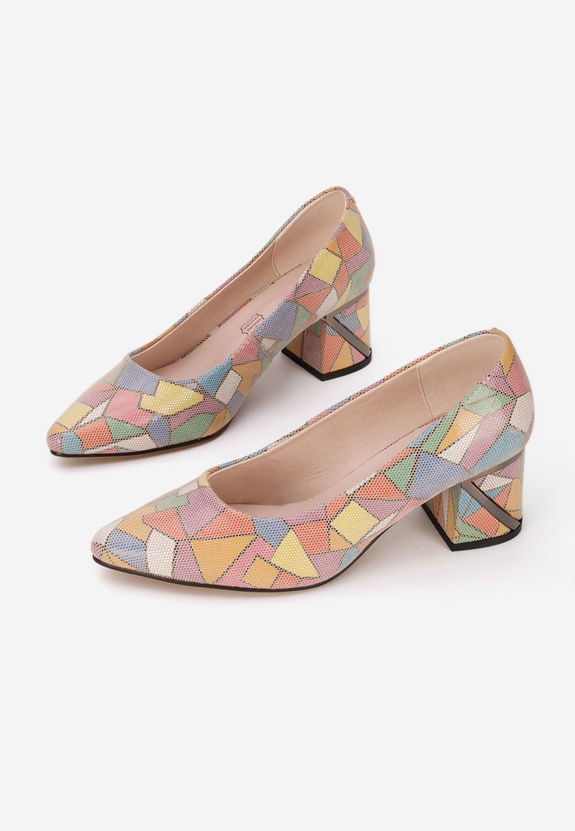 Esperanta sokszínü bőr félcipő