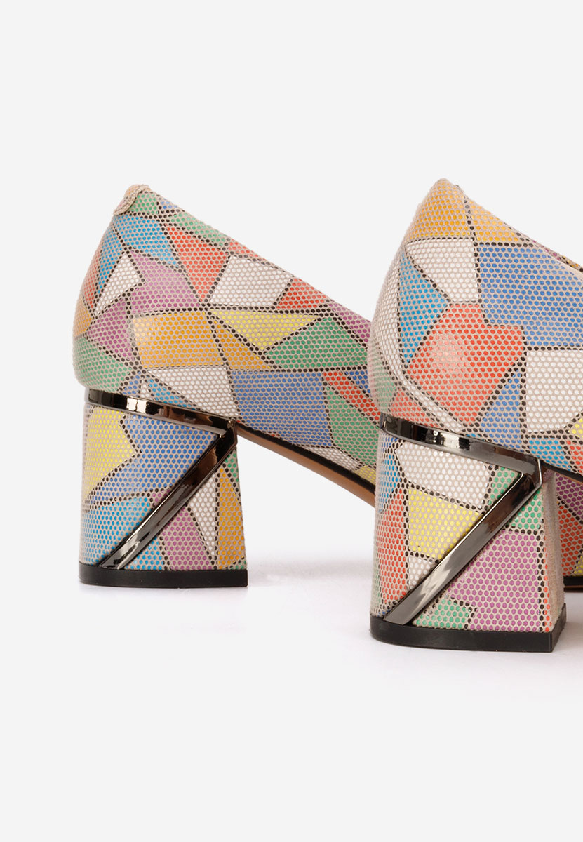 Esperanta sokszínü bőr félcipő