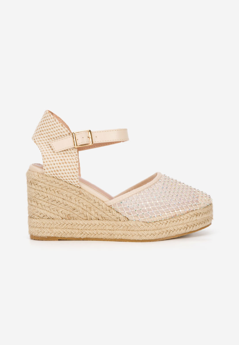 Racelia bézs espadrilles szandál