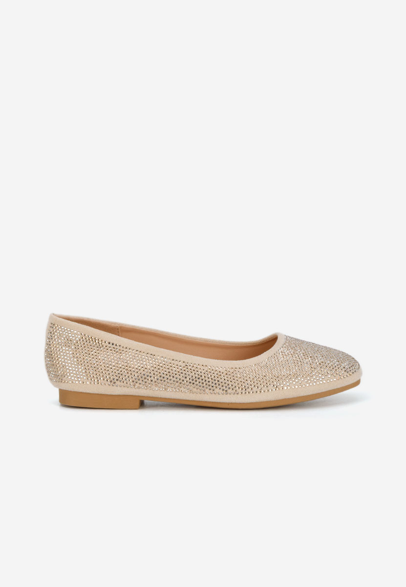 Jeffery bézs elegáns balerina 