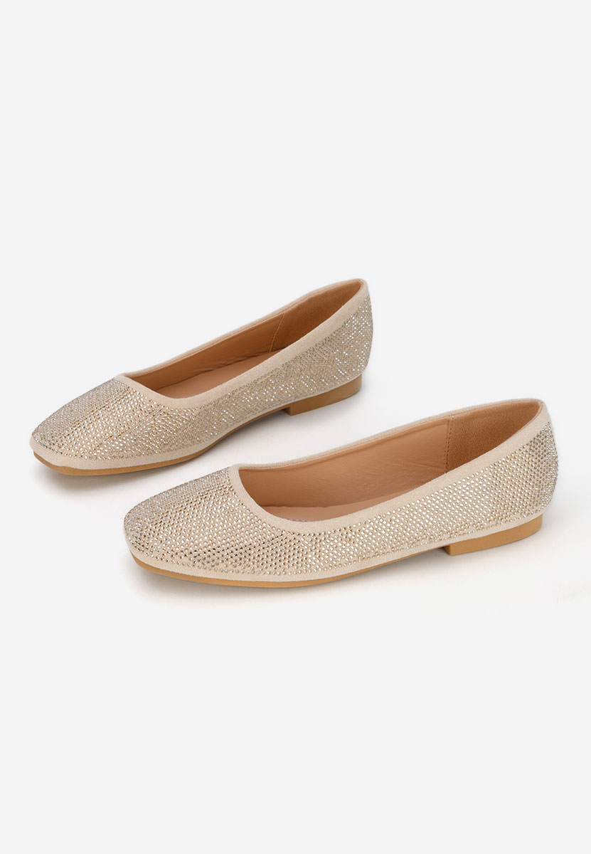 Jeffery bézs elegáns balerina 