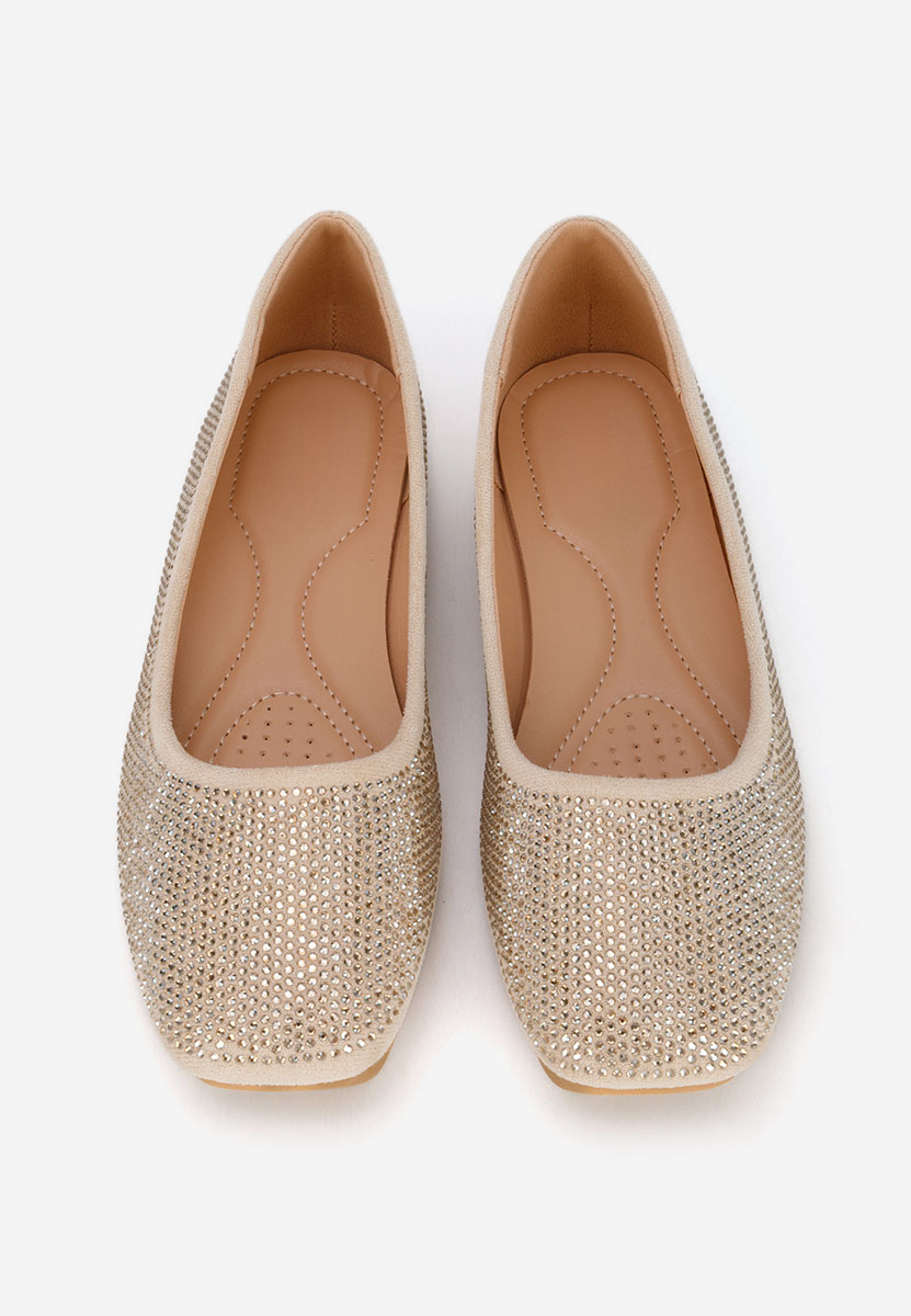 Jeffery bézs elegáns balerina 