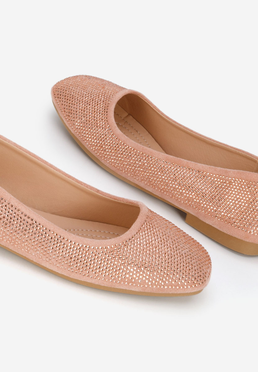 Jeffery rózsaszín elegáns balerina 