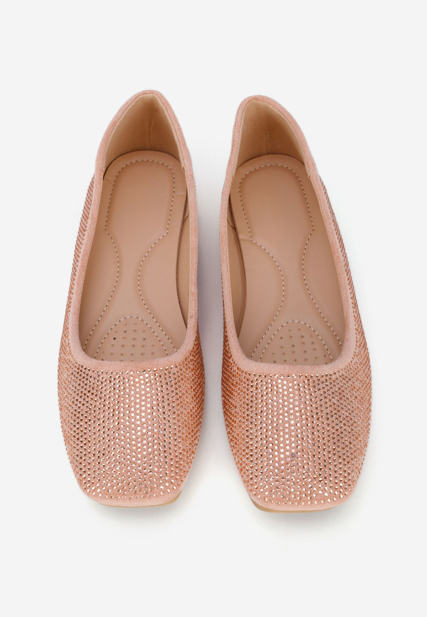 Jeffery rózsaszín elegáns balerina 