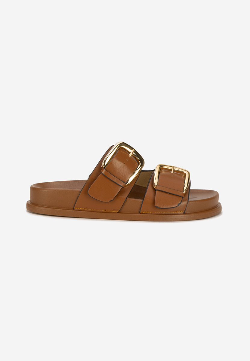 Teodia camel női papucs